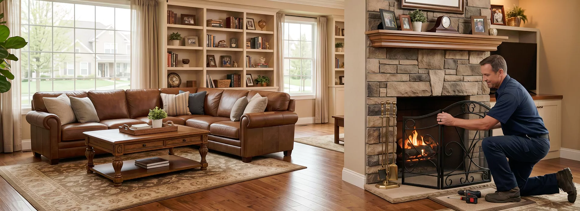 Fireplace Screen Installation South Gate, CA
