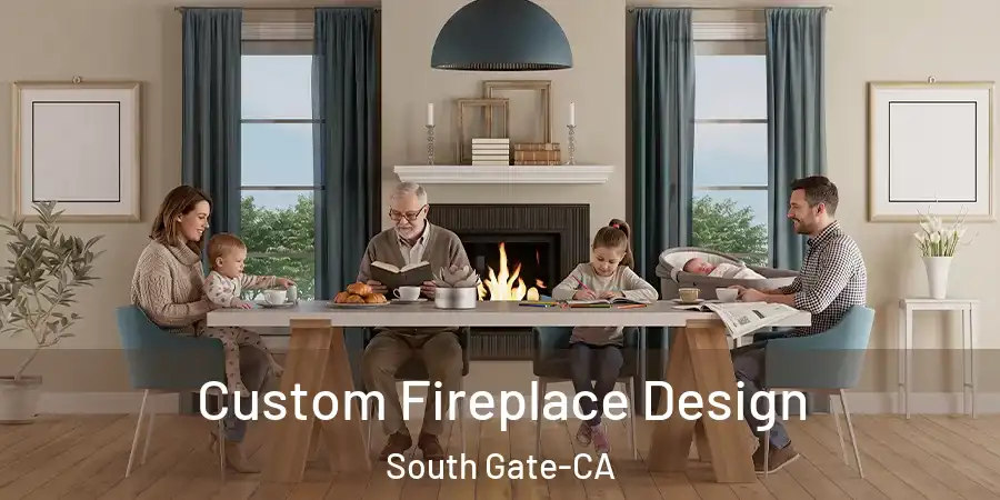 Custom Fireplace Design South Gate-CA