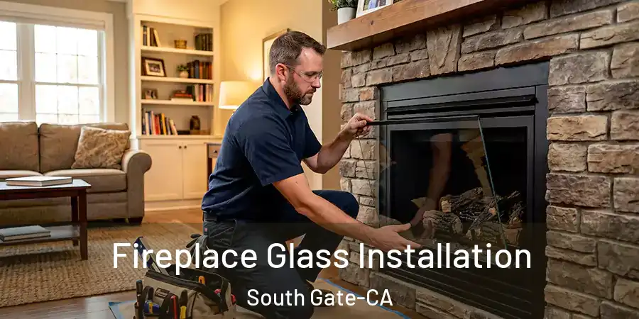  Fireplace Glass Installation South Gate-CA