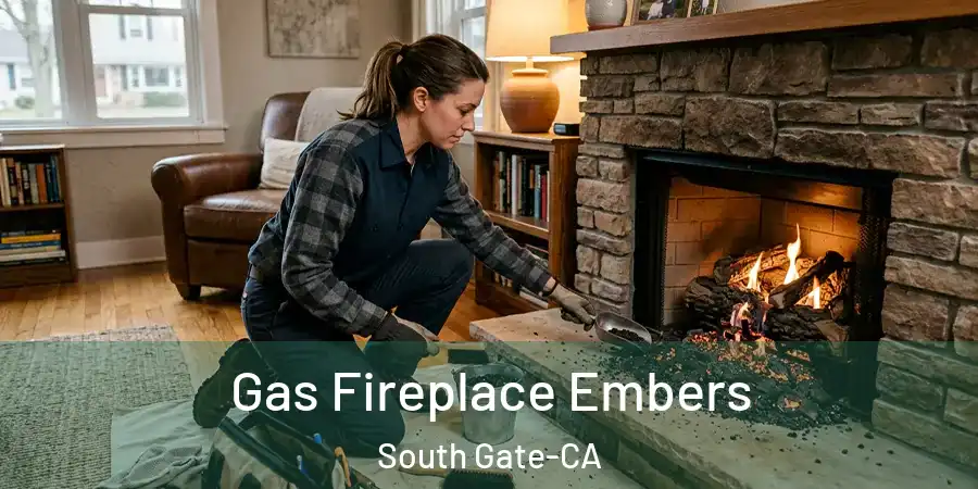  Gas Fireplace Embers South Gate-CA