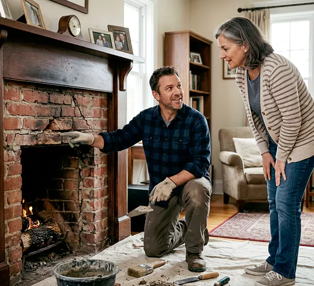 Why South Gate Homeowners Choose Our Brick Fireplace Repair Team?