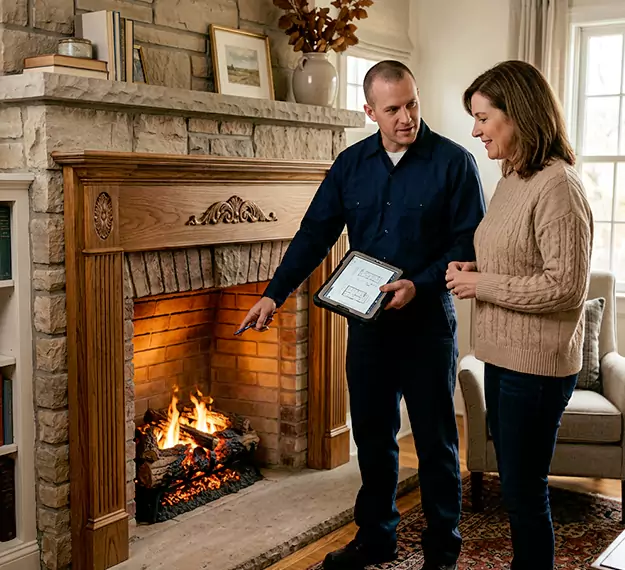 Why South Gate Homeowners Choose Our Electric Fireplace Logs Team?