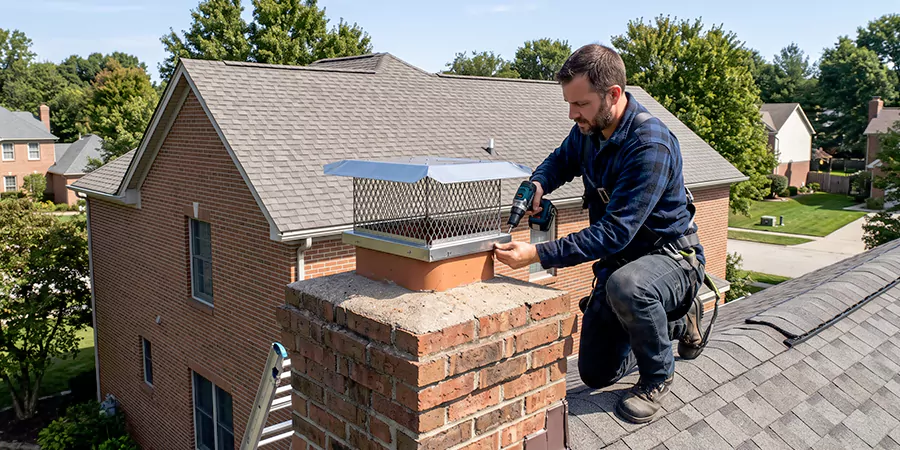 Masonry Chimney Spark Arrestor Installation South Gate