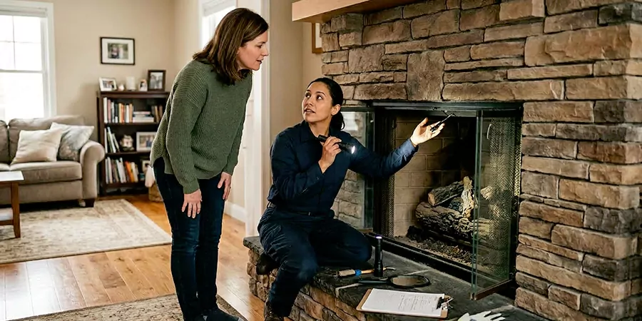 Home Fireplace Safety Inspection South Gate
