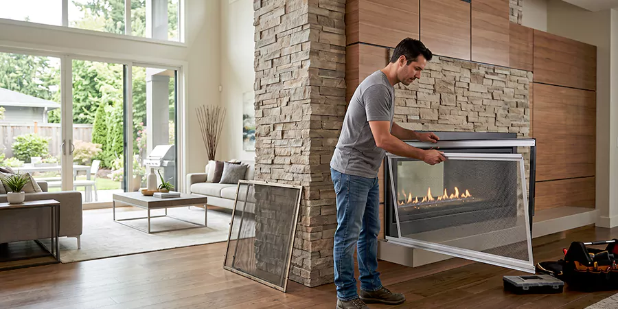 Fireplace Insert Screen Replacement South Gate